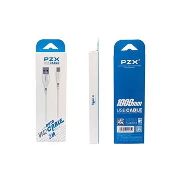 Picture of PZX V142 Type-C Charging and Data Cable 1m  - Color: White