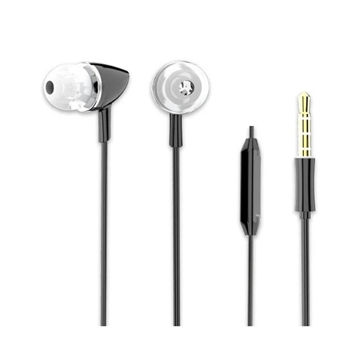 Wired Earphones PZX 1561 Headset Ενσύρματα Ακουστικά - Χρώμα: Μαύρο