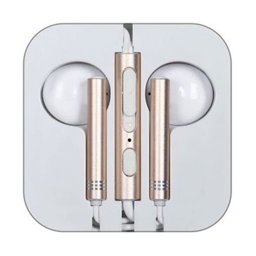 Wired Earphones PZX H17 Headset Ενσύρματα Ακουστικά - Χρώμα: Χρυσό