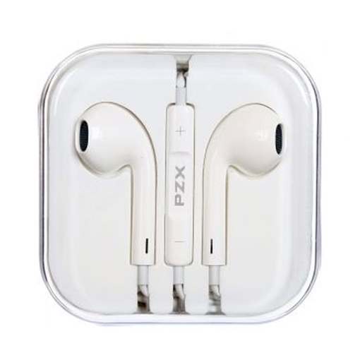 Wired Earphones PZX H30 Headset Ενσύρματα Ακουστικά - Χρώμα: Λευκό