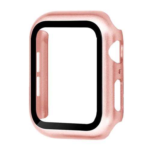 360 Θήκη Ρολογιού με Tempered Glass για  Apple Watch 44mm - Χρώμα: Χρυσό Ροζ