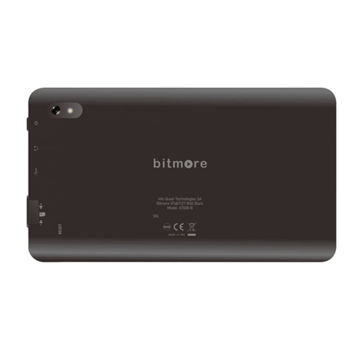Picture of Back Cover With Camera Lens for Bitmore GTab721T  - Color : Black