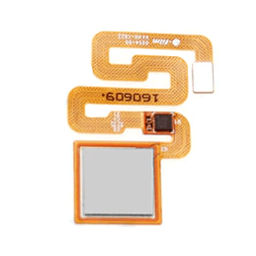 Καλωδιοταινία Δακτυλικού Αποτυπώματος / Fingerprint Sensor Flex  για Xiaomi Redmi 4X / Redmi 3 - Χρώμα: Ασημί
