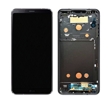Picture of OEM LCD Display and Touch Screen Digitizer with frame for LG G6 H870- Color: Black