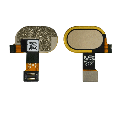 Καλωδιοταινία Δαχτυλικoύ Αποτυπώματος / Fingerprint Flex για Motorola Moto E4 Plus XT1771 - Χρώμα: Χρυσό