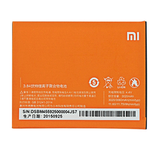 Picture of Battery Compatible With Xiaomi BM45 for Redmi Note 2 - 3060mAh