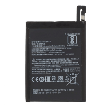 Picture of  Battery Compitable With Xiaomi BN45 for Redmi Note 5 - 4000mAh