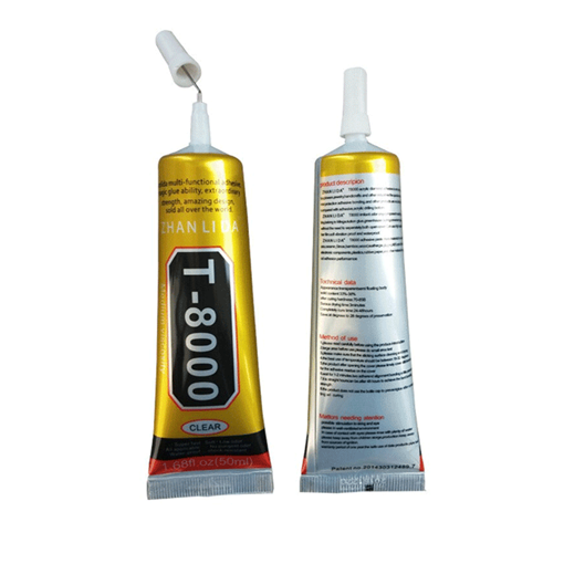 T8000 Zhanlida Κόλλα σιλικόνης διάφανη / Silicon Glue Clear 50ml