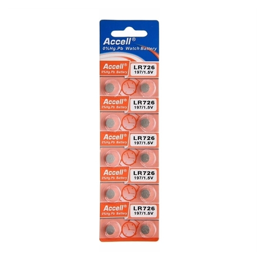 Picture of Buttoncell Batteries Goop AG2/1.5V - LR726 (10 pcs)