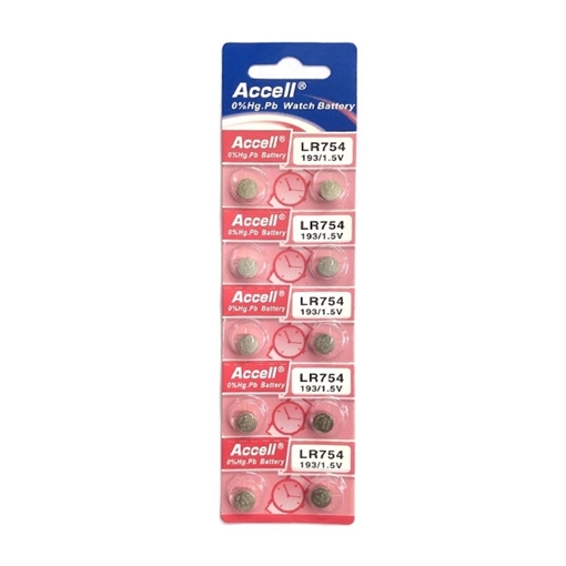 Picture of Buttoncell Batteries Goop AG5/1.5V - LR754 (10 pcs)