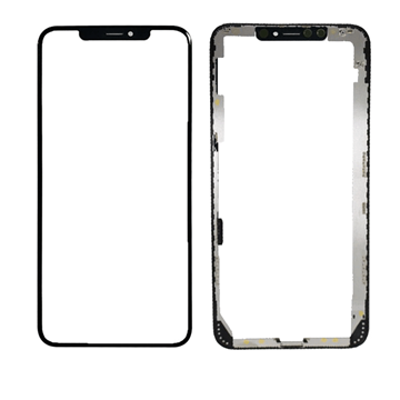 Picture of Lens Glass With OCA and Frame for iPhone XS MAX - Color: Black