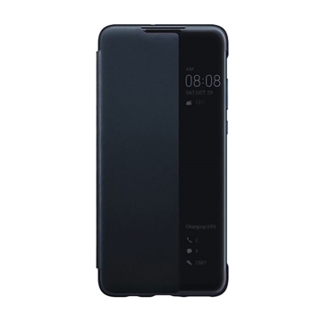 Θήκη Smart View Flip Cover για Xiaomi Mi Note 10 Pro - Χρώμα: Μαύρο