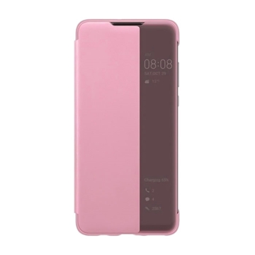 Θήκη Smart View Flip Cover για Huawei P Smart 2019 - Χρώμα: Ροζ
