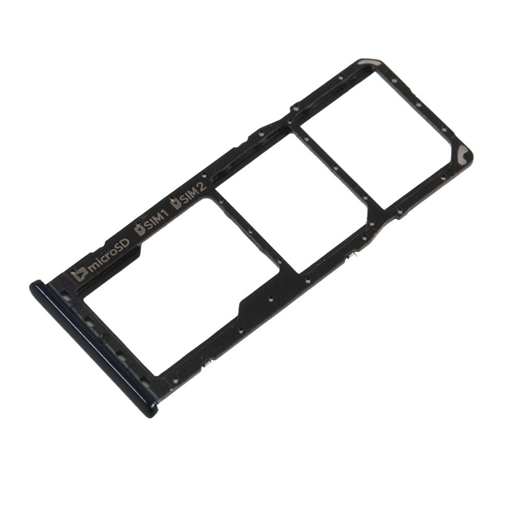 Picture of Dual SIM and SD Tray for Samsung Galaxy M20 M205F - Color: Black