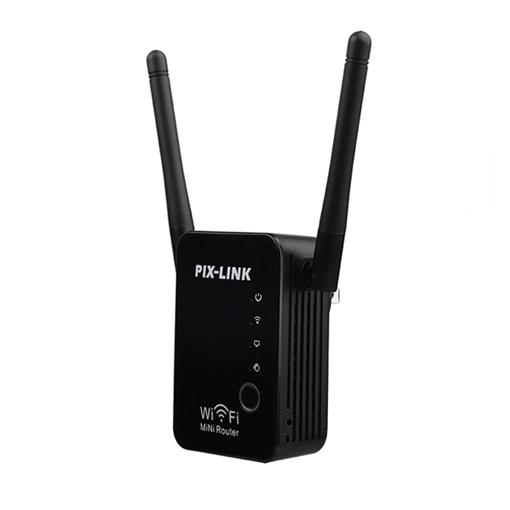 PIX-LINK LV-WR17 WIFI Repeater/Router/Access Point Wireless 300Mbps Range Extender Wi-Fi 2 External Antennas