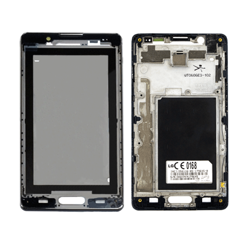 Μπροστινό Πλαίσιο Οθόνης LCD Front Frame για LG P710 - Χρώμα: Μαύρο