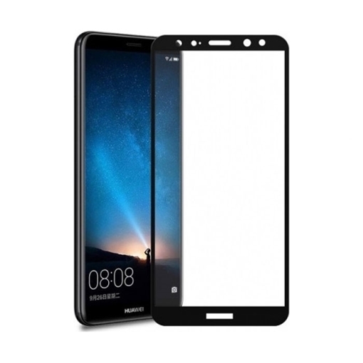 Προστασία Οθόνης Tempered Glass 9H/5D Full Glue Full Cover 0.3mm για Huawei Mate 10 - Χρώμα: Μαύρο