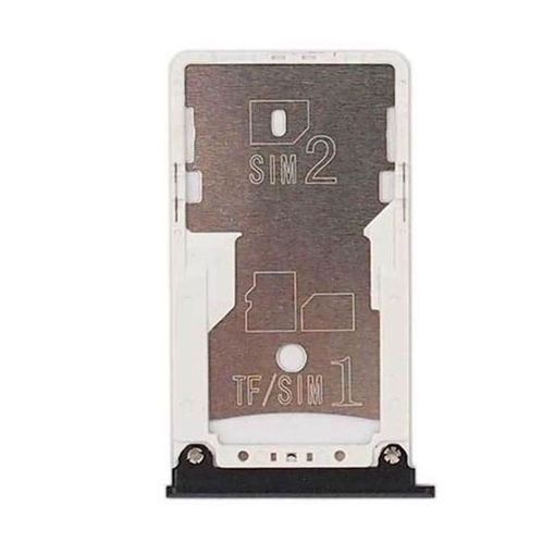Υποδοχή κάρτας Dual SIM και SD Tray για Xiaomi MI Max / MI Max2 - Χρώμα: Μαύρο