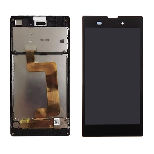 Οθόνη LCD με Μηχανισμό Αφής και Πλαίσιο για Sony T3 (D5103) - Χρώμα: Μαύρο