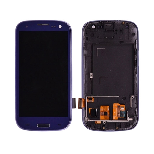 Οθόνη LCD με Μηχανισμό Αφής Assembly για Samsung Galaxy S3 i9300 / Galaxy S3 Neo i9301 (OEM) - Χρώμα: Μπλε