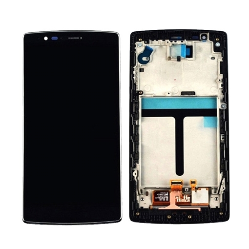 Οθόνη LCD και Αισθητήρας Αφής με Πλαίσιο για LG H955 H959 H950 G Flex 2 - Χρώμα: Μαύρο