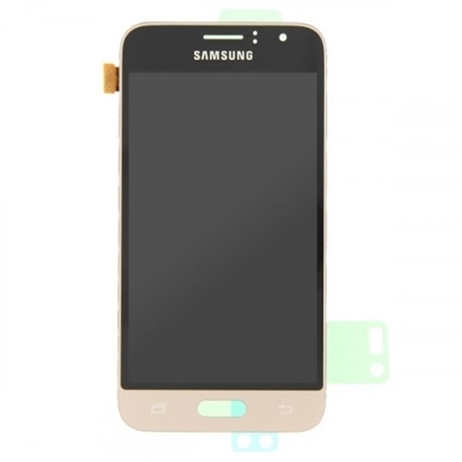 Γνήσια Οθόνη LCD με Μηχανισμό Αφής για Samsung Galaxy J1 2016 J120F GH97-18224Β - Χρώμα: Χρυσό