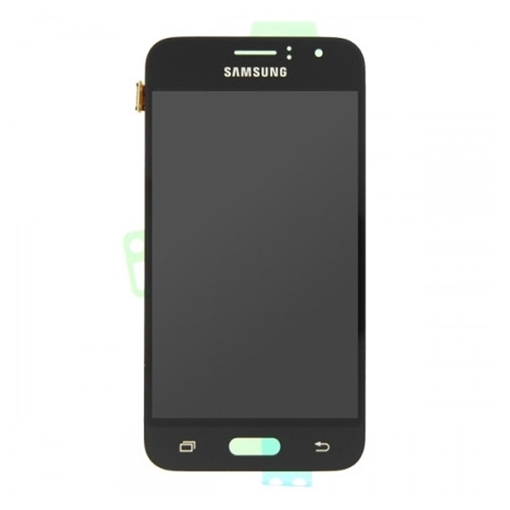 Γνήσια Οθόνη LCD με Μηχανισμό Αφής για Samsung Galaxy J1 2016 J120F GH97-18224C - Χρώμα: Μαύρο
