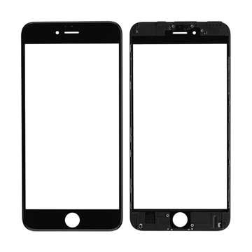 Picture of Lens Glass With OCA and Frame for iPhone 6S Plus - Color: Black