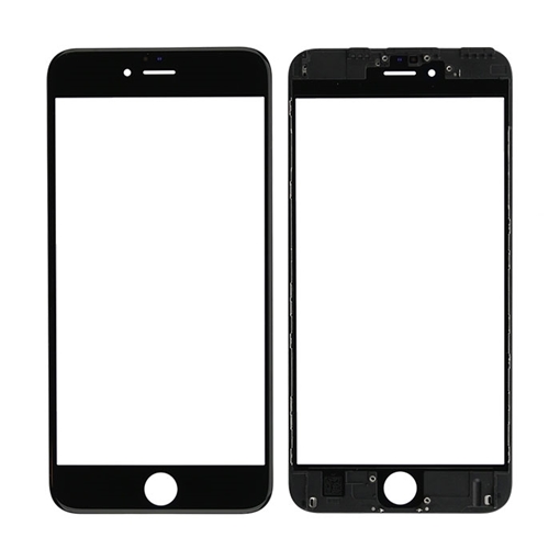 Picture of Lens Glass With OCA and Frame for iPhone 6 - Colour: Black