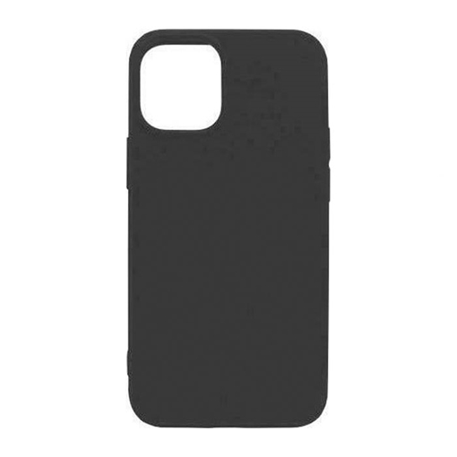Θήκη Πλάτης Σιλικόνης για Apple iPhone 12 / 12 Pro - Χρώμα: Μαύρο