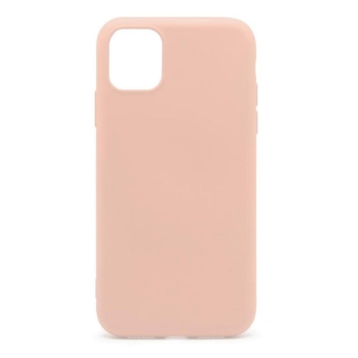 Θήκη Πλάτης Σιλικόνης για Apple iPhone 12 / 12 Pro - Χρώμα: Μπεζ