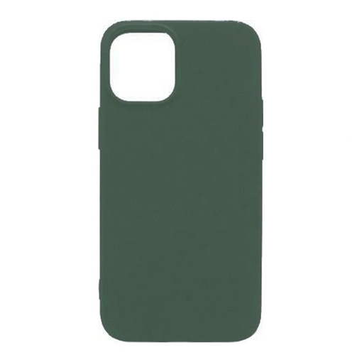 Θήκη Πλάτης Σιλικόνης για Apple iPhone 12 / 12 Pro - Χρώμα: Σκούρο Πράσινο