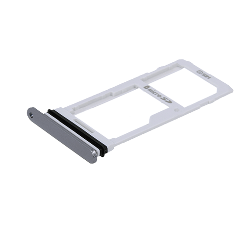 Picture of Single SIM and SD Tray for LG G7 ThinQ - Color: Silver