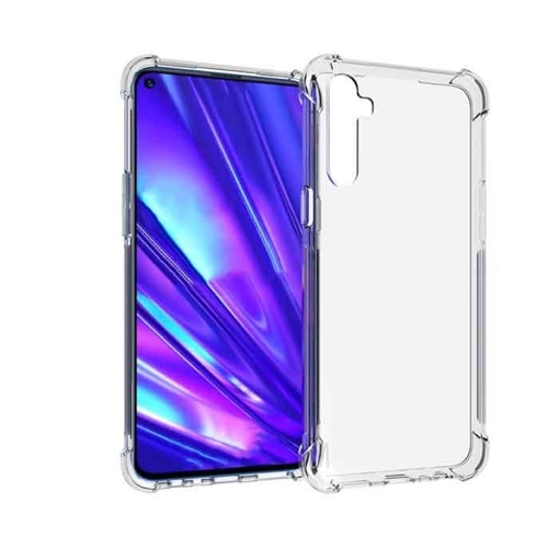 Picture of Back Cover Silicone Case Anti Shock 1.5mm for Realme 6 - Color: Clear