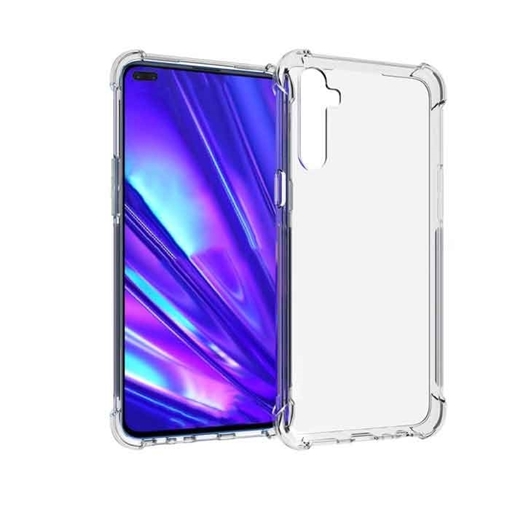 Picture of Back Cover Silicone Case Anti Shock 1.5mm for Realme 6 Pro - Color: Clear