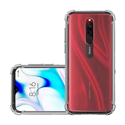 Picture of Back Cover Silicone Case Anti Shock 1.5mm for Xiaomi Redmi 8 - Color: Clear