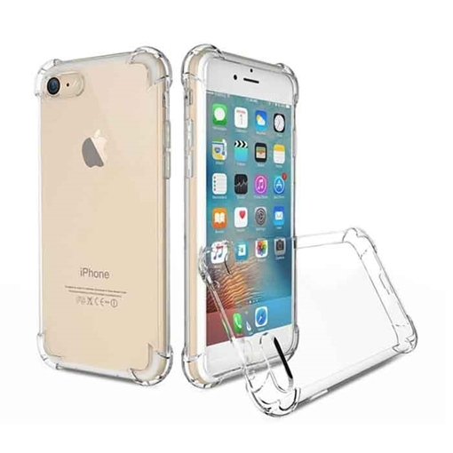 Picture of Back Cover Silicone Case Anti Shock 1.5mm for Apple iPhone 7G/8G - Color: Clear