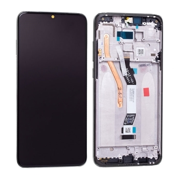 Picture of Display Unit with Frame for Xiaomi Redmi Note 8 Pro (Service Pack) - Color: Black