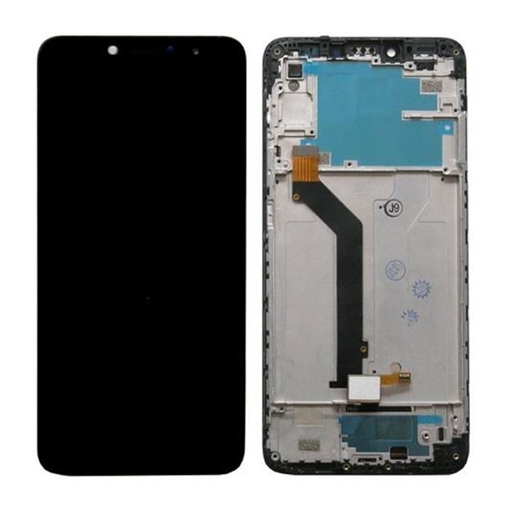 Picture of Display Unit with Frame for Xiaomi Redmi S2 (Service Pack)- Color: Black