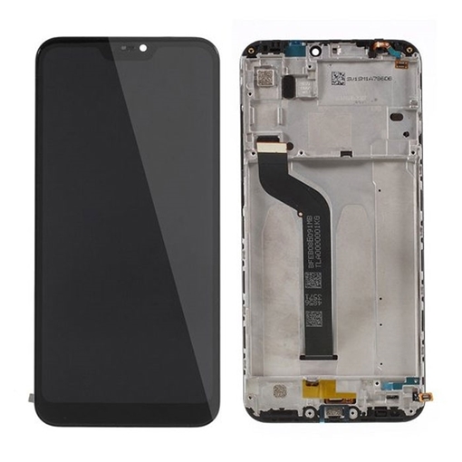 Γνήσια Οθόνη LCD με Μηχανισμό Αφής και Πλαίσιο για Xiaomi Mi A2 Lite / Redmi 6 Pro 560610035033 (Service Pack) - Χρώμα: Μαύρο