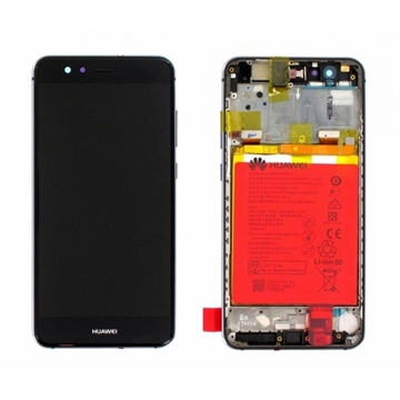 Εικόνα της Γνήσια Οθόνη LCD με Μηχανισμό Αφής και Πλαίσιο με Μπαταρία για Huawei P10 Lite (Service Pack) 02351FSG - Χρώμα: Μαύρο