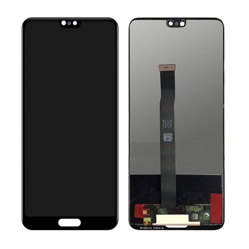 Γνήσια Οθόνη LCD με Μηχανισμό Αφής για Huawei P20 (Service Pack) 02351WKF - Χρώμα: Μαύρο
