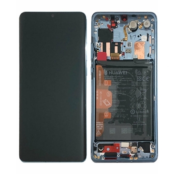 Εικόνα της Γνήσια Οθόνη LCD με Μηχανισμό Αφής και Πλαίσιο με Μπαταρία για Huawei P30 Pro (Service Pack) 02352PGH - Χρώμα: Breathing Crystal