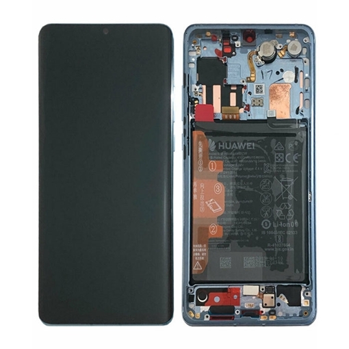 Picture of Original LCD Complete With Frame and Battery for Huawei P30 Pro (Service Pack) 02352PGH - Color: Breathing Crystal