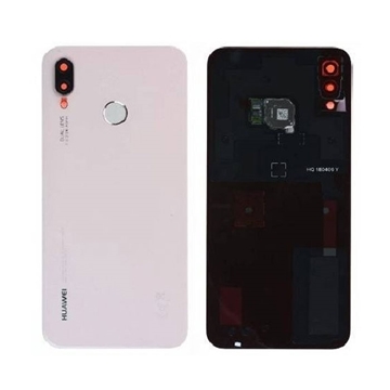 Picture of Original Back Cover with Fingerprint and Camera Lens for Huawei P20 Lite 02351VQY - Color: Pink