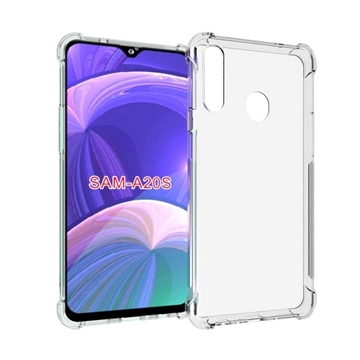 Picture of Back Cover Silicone Case Anti Shock 1.5mm for Samsung A207F Galaxy A20S - Color: Clear