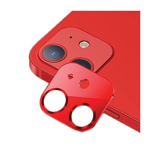 Προστασία Κάμερας wsfive Camera Protector ΒΗ706 για Apple iPhone 12 Mini - Χρώμα: Κόκκινο