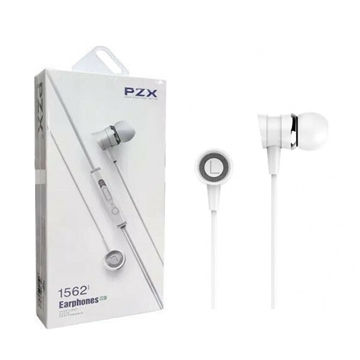 Εικόνα της Wired Earphones PZX 1562 Headset Ενσύρματα Ακουστικά - Χρώμα: Λευκό