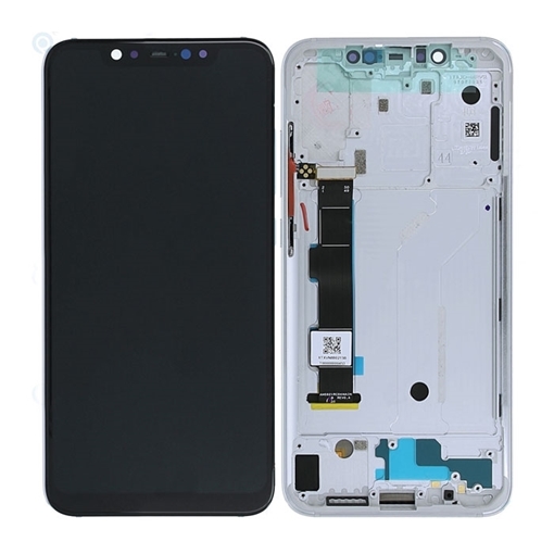 Picture of Display Unit with Frame for Xiaomi Mi 8 (Service Pack) 560310002033 - Color: Silver