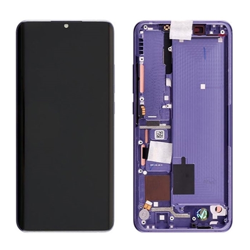 Picture of Display Unit with Frame for Xiaomi Mi Note 10 Lite (Service Pack) 5600020F4L00 - Color: Purple